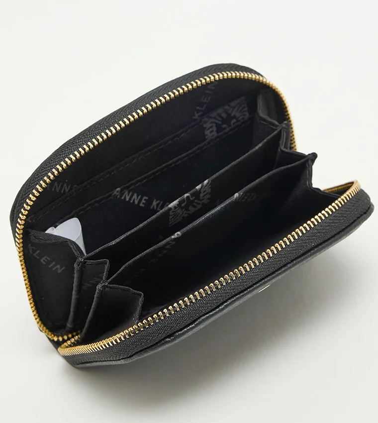 ANNE KLEIN  Anne Klein Logo Detail Zip-around Card Holder for Women | Best Price UAE